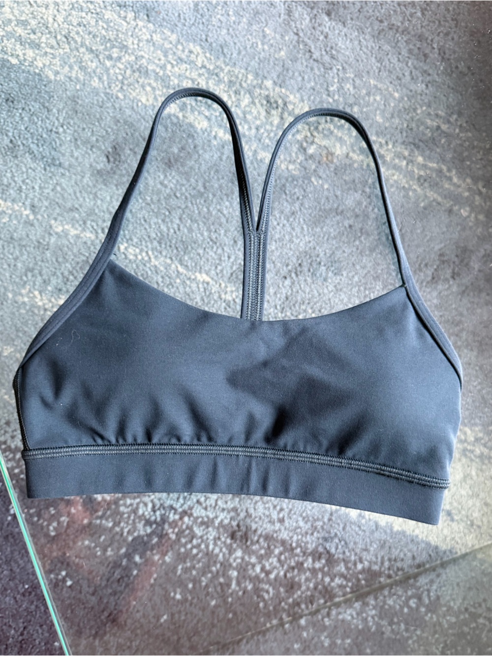 Lululemon Flow Y Nulu Bra - Indochine Blue